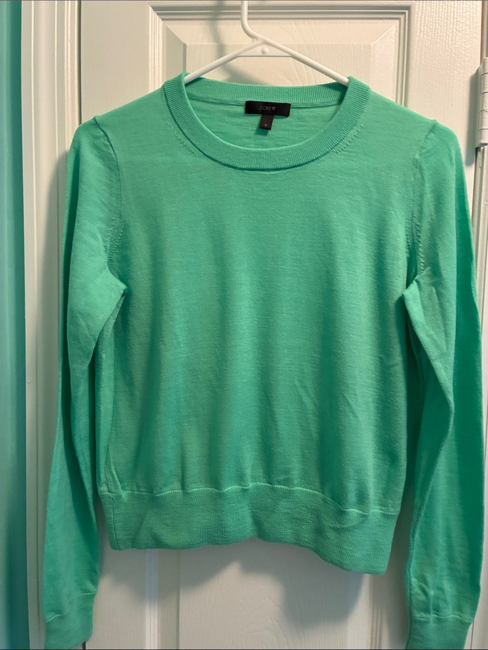 J. Crew Mint Green Crewneck Sweater